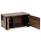 Baxton Studio Connor Walnut Brown Finished 2-Door Cat Litter Box Cover House 166-10744 - alternate 4